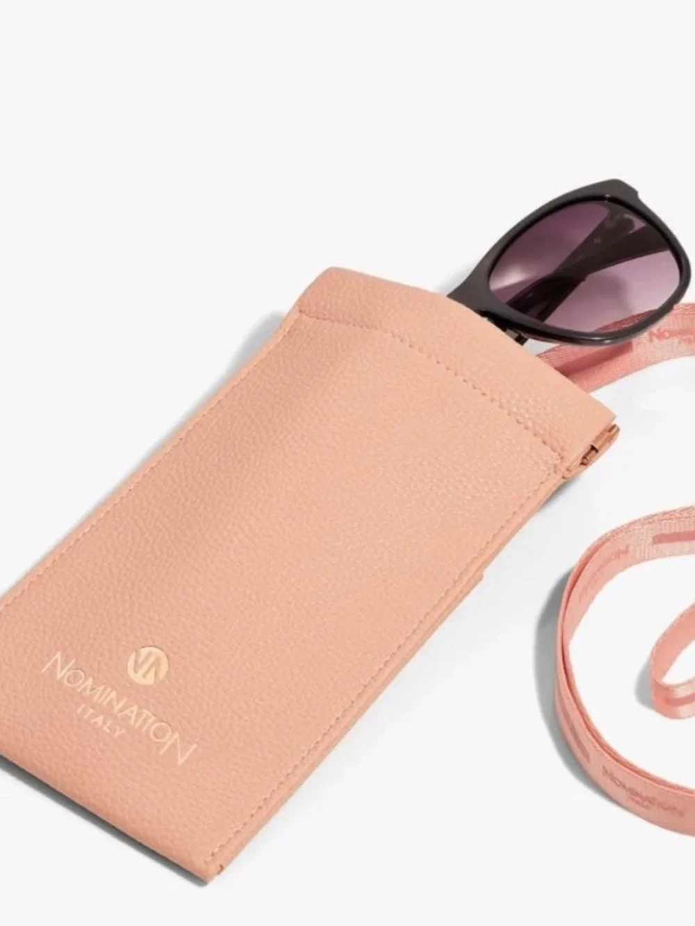 Nomination Pink Phone Pouch & Glasses Case with Strap New in Package